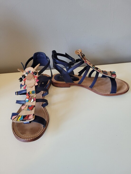 kate spade Shoes - Kate Spade Sahara Camel Gladiator Flat Sandals, VGUC, Size 6